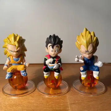 드래곤볼 캐릭터 푸치 부우편 손오공, 베지터, 손오반 3체 세트
