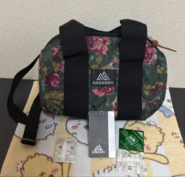 [ 미사용 새상품 ] GREGORY 미니 더플백 레드 플라워 태피스트리