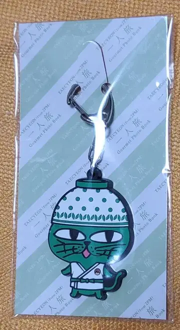 택연(2PM) 혼자 여행 OKCAT 러버 키링