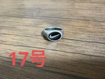 Nike 로고 실버 반지 빈티지풍