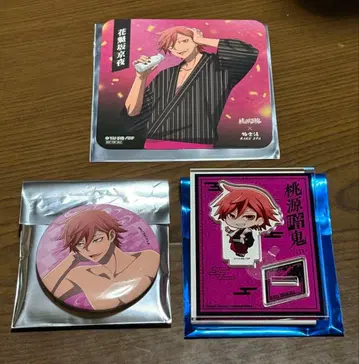 극락탕 토겐안키 오이란자카 쿄야 미니 아크릴 스탠드 캔뱃지 특전 코스터