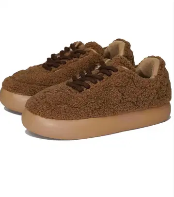 KAALIXTO 시어링 스니커즈 브라운 27.5cm