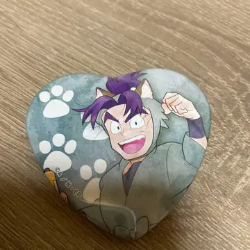 닌타마 란타로 하트 캔뱃지 시오에