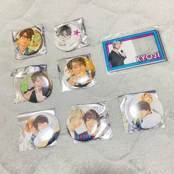 새상품급 에구치 타쿠야 오레이야 산타쿠 캔뱃지 아크릴 카드 야시로 타쿠