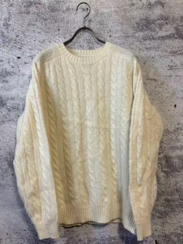 빔즈 빔즈플러스 케이블 짜임 긴팔 니트