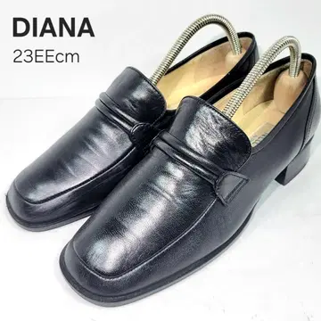 다이애나 웰핏 로퍼 23EEcm 블랙 가죽