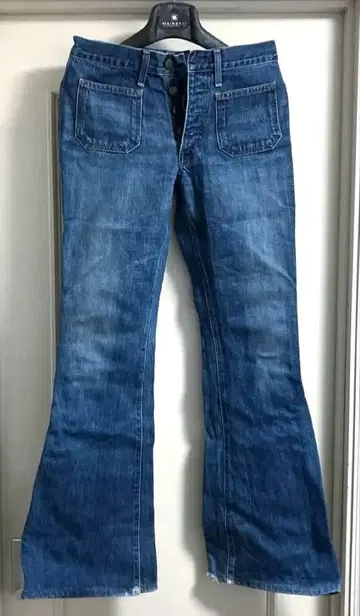 W30L34 빅 존 플레어 데님 남성용