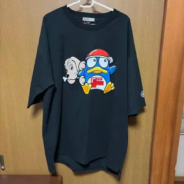 미사용 XL 사이즈 GALFY T셔츠 갈피 블랙 돈키