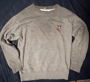 게이오기주쿠대학 로고 맨투맨 트레이닝복 M 사이즈 그레이