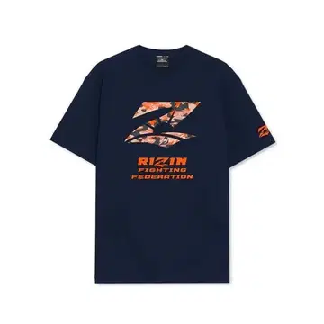 RIZIN 카모 T셔츠 XL 네이비