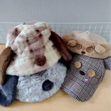 USJ 스누피 & 미니언즈 팀 모자 4개 세트