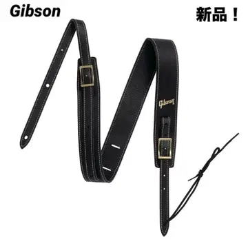 Gibson ASTRBDR The Troubadour 기타 스트랩 블랙