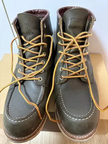 RED WING 8180 워크 부츠 그린