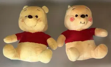 곰돌이 푸 FukuFuku 윙크 볼 통통 초초 BIG 봉제 인형 2개