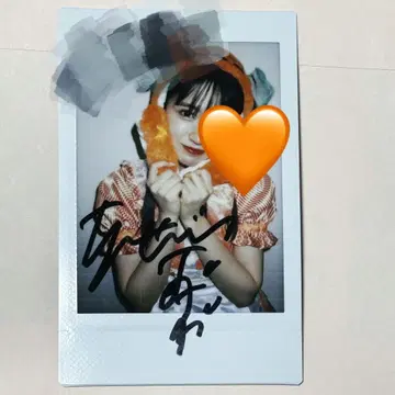 FRUITS ZIPPER 진세이 스즈카 사인 포함 폴라로이드