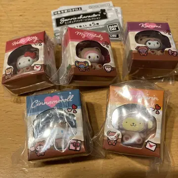 산리오 캐릭터즈 미니어처 패키지 컬렉션 전 5종 컴플리트