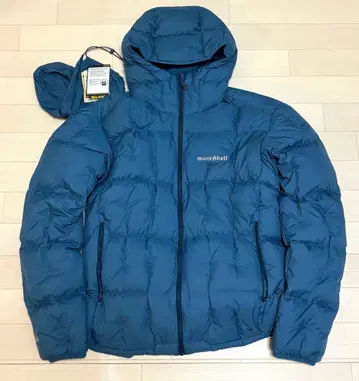 mont-bell 네쥬 다운 후드티 블루 L 사이즈