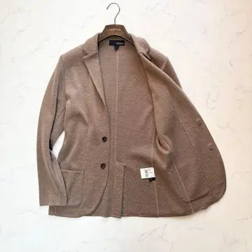 라르디니 캐시미어 100% 니트 테일러드 자켓 베이지 M