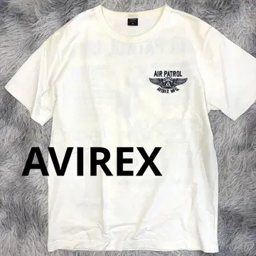 [ AVIREX ] 반팔 셔츠 자수 로고