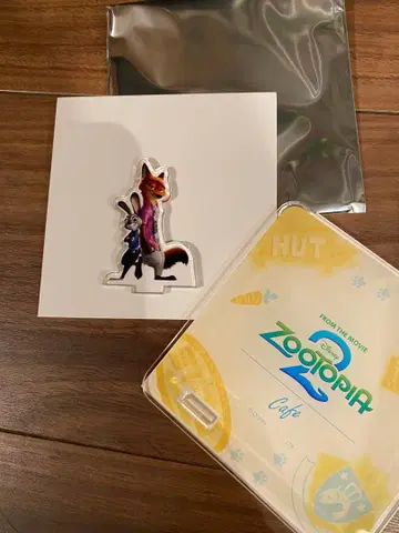 주토피아 OH MY CAFE 주디 닉 아크릴 스탠드 코스터