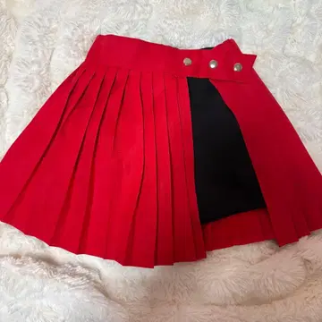 LEWKIN 숏팬츠 부착 미니 스커트 수영 착용