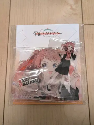 학원 아이돌 마스터 업무 체험 페어 아크릴 스탠드 하나미 사키