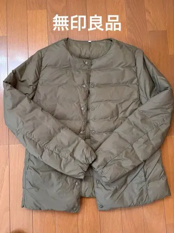 무인양품 노카라 다운 자켓