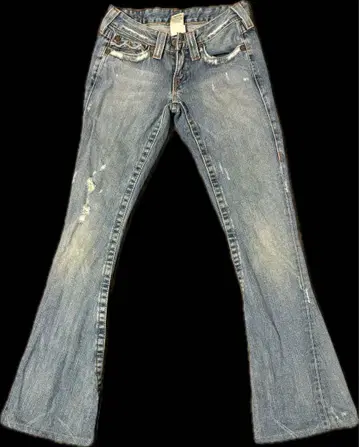 트루릴리젼 부츠컷 데님 플레어 데님