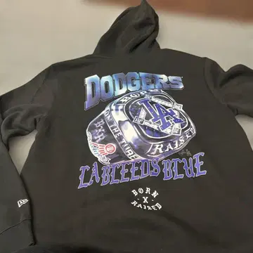 BORN X RAISED x NEW ERA x Dodgers 후드티