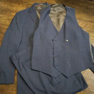 ORIHICA 네이비 정장 세트 (자켓+베스트+바지) 울리치