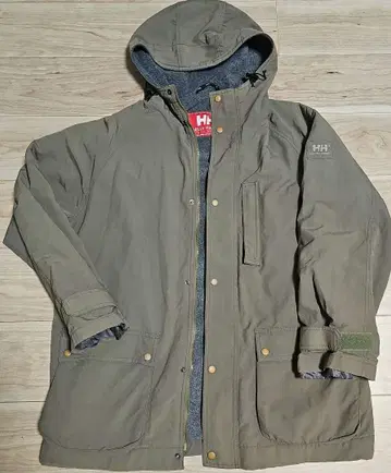 Y511-24 헬리한센 마운틴 파카 라이너 포함 카키 M
