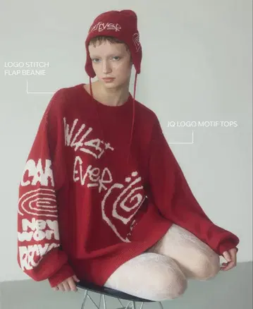 SLY JQ LOGO MOTIF TOPS 니트