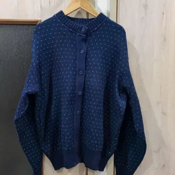 Winona Knits 버드아이 미국제 빈티지 가디건 구제 의류