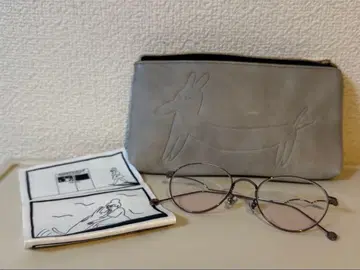 JINS 엘레오노르 보스트롬 콜라보 티크 컬러 렌즈 안경