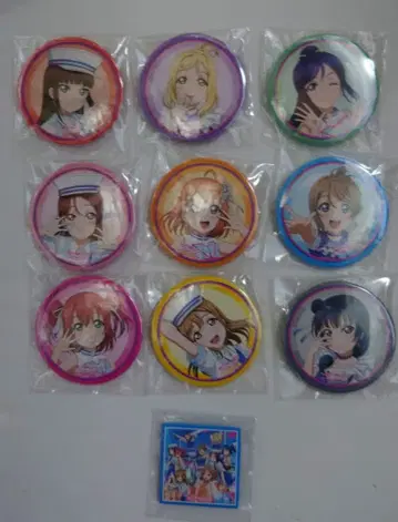 러브 라이브! 선샤인!! Aqours 5th 라이브 캔 배지 풀세트