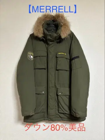 [ MERRELL ] 머렐 다운 자켓 다운 80% 카키 XL 새상품급