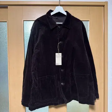 무인양품 나무 열매로 만든 카포크 혼방 코듀로이 자켓