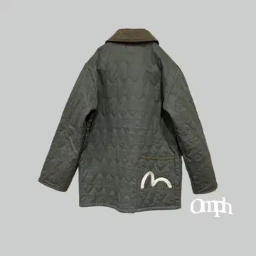 *에비수 EVISU 백 갈매기 퀼팅 자켓 아우터 38