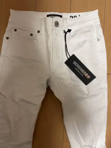 SERENEDE 화이트 데님 28 핏