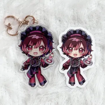 러브시크 사쿠라 아크릴 키링 SS 특전 스티커 세트