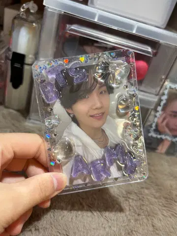 BTS 트레이딩 카드 케이스 데코 레진