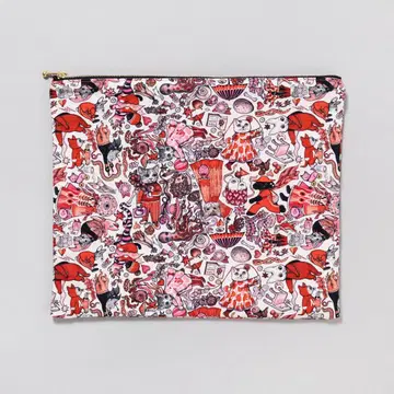 히구치 유코 파우치 RED