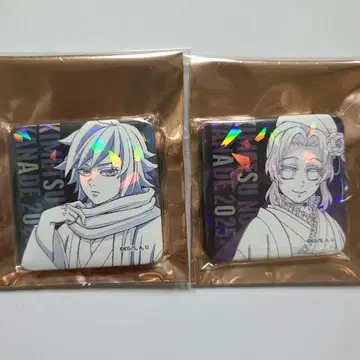 귀멸의 칼날 귀멸의 연회 원화 글리터 캔뱃지 토미오카 기유 코쵸우 시노부