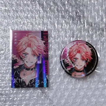 갸루프 아카기 웬 캔뱃지 폴라로이드 카드 레어 R 폴라로이드풍 카드