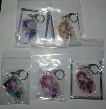 러브 라이브! Aqours 그랑블루 판타지 아크릴 키링 새상품