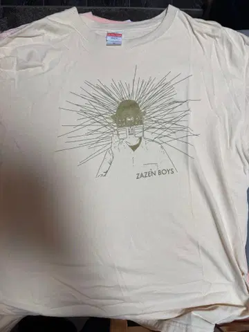ZAZEN BOYS 티셔츠 아이보리 XL 사이즈
