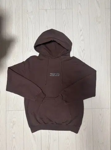 XLARGE 후드티 브라운