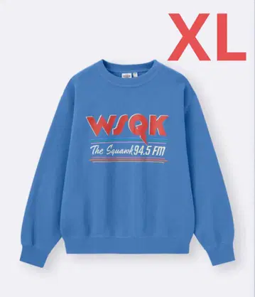 GU 기묘한 이야기 WSQK 트레이닝복 블루 XL 새상품