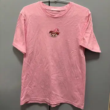 W C x 오쟈마녀 도레미 자수 T셔츠 프리 사이즈