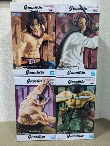 Grandista 원피스 피규어 에이스 흰 수염 샹크스 조로